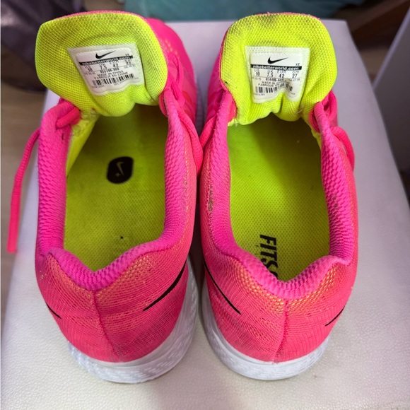Nike Vibrant Pink and Yellow Athletic Shoes with Slip-On Design - Picture 1 of 4